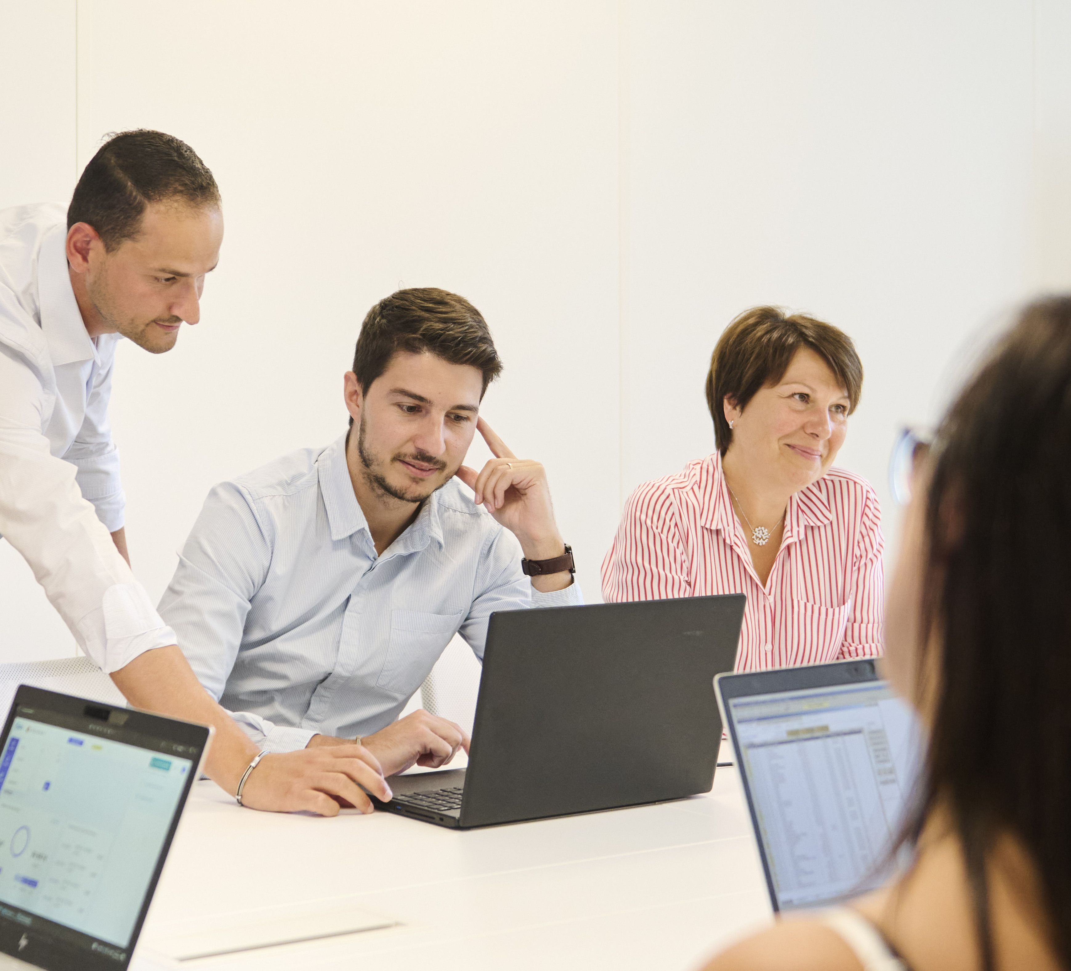 Réunion d’accompagnement à la création d’entreprise avec un cabinet d’expertise comptable